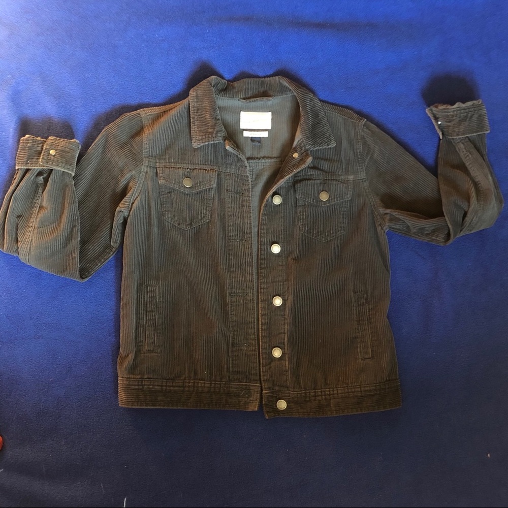 black corduroy jacket